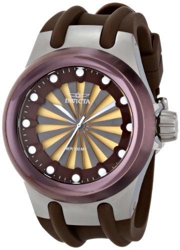 Invicta Men's 15864 Specialty Analog Display Swiss Quartz Brown Watch