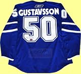 Autographed Jonas Gustavsson Toronto Maple Leafs Jersey