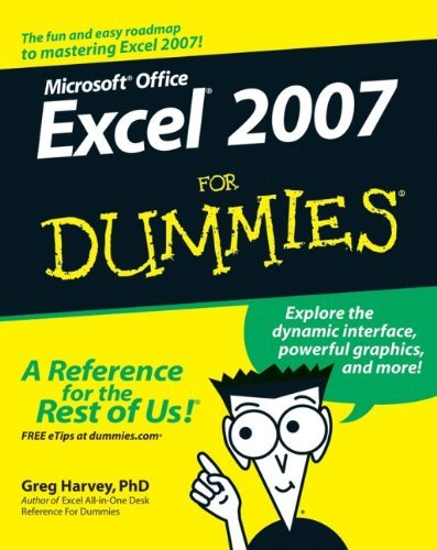 Excel 2007 For Dummies by Greg Harvey (22-Dec-2006) Paperback