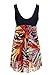 NoNoCatFlower Printing Modest 1 Piece Swimwear Cover Up swimdress Plus Size for Women