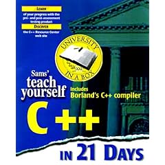 Sams' Teach Yourself C++ in 21 Days: Complete Compiler Edition (Teach Yourself...)