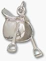 Large "Horse Saddle" Pendant - Sterling Silver Jewelry