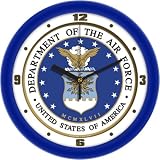 U.S. Air Force MILITARY 12in Dimension Wall Clock
