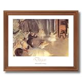 Framed Oak Edgar Degas Tutu Ballet Rehearsal Pictures Art Print by 