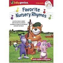 Baby Genius Favorite Nursery Rhymes w/bonus Music CD