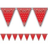 Bandana Pennant Banner Party Accessory (1 count) (1/Pkg)