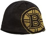 NHL Men's Game Day Reversible Knit Hat (Boston Bruins, One Size Fits All)