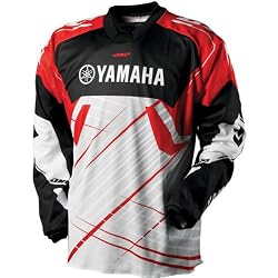 One Industries Yamaha Men's Carbon MotoX Motorcycle Jersey - Red