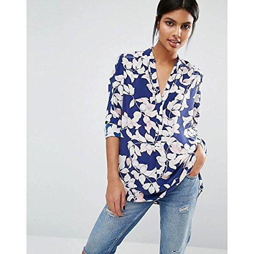 ホイッスルズ トップス シャツ Whistles Cecilia Apples And Pears Blouse Bluemulti [並行輸入品]