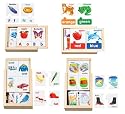 Melissa & Doug Deluxe Puzzle Cards Set (Alphabet, Colors, Opposites, Rhymes)