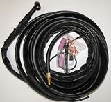 WP-17-25R 25' 150 Amp Air-Cooled TIG Complete Welding Torch with Accessories