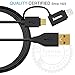 Hama Micro USB Cable with Apple MFI Lightning Plug Adapter 4ft Black