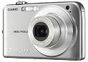Casio EXILIM EX-Z1050 Digitalkamera (10 Megapixel, 3-fach opt. Zoom, 6,6 cm (2,6 Zoll) Display) silber