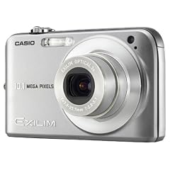 Casio EXILIM EX-Z1050 Digitalkamera (10 Megapixel, 3-fach opt. Zoom, 6,6 cm (2,6 Zoll) Display) silber