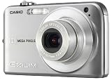 Casio EXILIM EX-Z1050 Digitalkamera (10 Megapixel, 3-fach opt. Zoom, 6,6 cm (2,6 Zoll) Display) silber