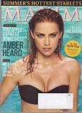 Amber Heard in the book Aug 2008 *MAXIM # 128* Magazine Featuring, Pineapple Express Bombshell AMBER HEARD