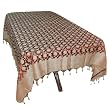 Rectangular Table Cover Indian Silk 88 x 107 inches