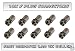 High Quality 10 X F Plug Connectors Screw On For Satellite T