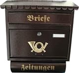 Antiker Briefkasten Kupfer