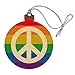 GRAPHICS & MORE Peace Rainbow LGBTQ Symbol Wood Christmas Tree Holiday Ornament