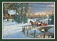Lang Perfect Timing Holiday Sleigh Ride Boxed Photo Christmas Cards, 14 Cards with 15 Envelopes (2003016)
