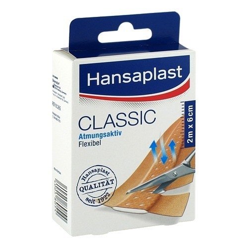 Hansaplast Classic Pflaster 2mx6cm 1 stk Hansaplast Classic Pflaster 2mx6cm 1 stk