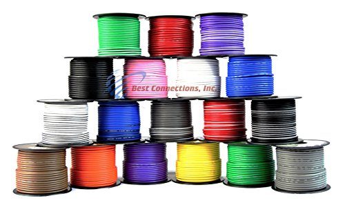 6 Rolls Audiopipe 16 gauge Ga AWG 100 Feet Car Audio Home Primary Remote Wire