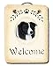 Border Collie Welcome Slate