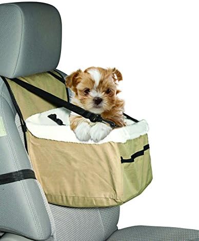 NEW YEAR SALE rugeme car pet booster seat for dogs and cats carrier with clip-on safety leash and zipper storage packed