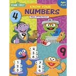 Sesame Street Know Your Numbers Wipe-Off Workbook: Ages 2 to 4 book cover