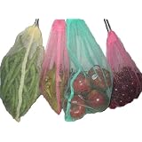 Reusable Grocery Bags / Reusable Produce Bags (Set of 15: Large, Medium, and Small Sizes)