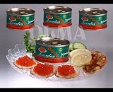 (COMBO OF FOUR) OLMA (Red) Salmon Caviar 4.6 oz (131g) (FREE overnight shipping)