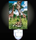 Loveable Giraffes Decorative Night Light