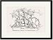 Black Framed/Matted Print 17x23, Ramification of a Banian Tree