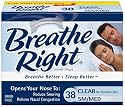 Breathe Right Nasal Strips, Small/Medium, Clear, 38-Count Boxes (Pack of 2)