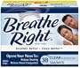 Breathe Right Nasal Strips, Small/Medium, Clear, 38-Count Boxes (Pack of 2)