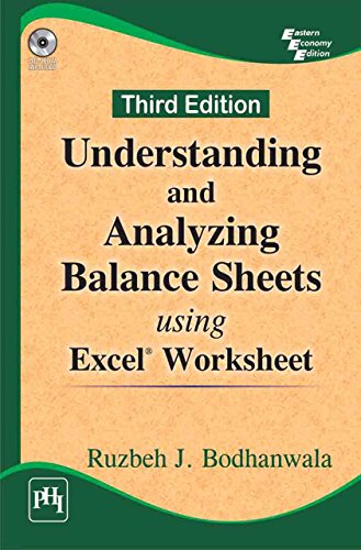 UNDERSTANDING AND ANALYZING BALANCE SHEETS USING EXCEL WORKSHEET