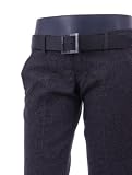 Embargo Jenny Heringbone Twill Damen Stoffhose Anthrazit