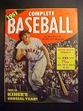 Ralph Kiner Pittsburgh Pirates Autographed Spring 1951 Complete Baseball Magazine