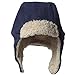 Zutano Cozie Fleece Unisex Toddler and Baby Trapper Hat, Cold-Weather Hat for Little Boys and Girls, Denim Navy, 24 Months