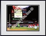 Philadelphia Phillies Citizens Bank Park Game 5 of the 2008 World Series Double Matted 8 x 10 Photograph in Black Anodized Aluminum Frame