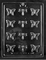 Buy B S BUTTERFLY & DRAGONFLY Animal Candy Mold Chocolate by CybrTrayd