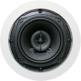 HiFi Works 30004 HFW5R 5.25-Inch In-Ceiling Speakers, White (Pair)