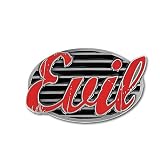 Evil Pewter Belt Buckle