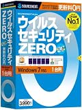 ウイルスセキュリティZERO 1台用(Windows7 対応保証版) CD-ROM版