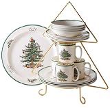 Spode Christmas Tree 18-Piece Entertaining Set, Service for 4