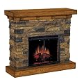 Flagstone Electric Fireplace - Oak (23")
