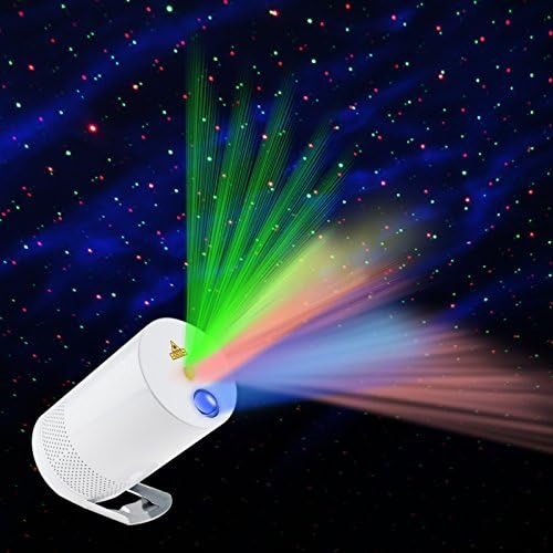Porbable Laser Light Projector,IMAXPLUS Cordless Indoor and Outdoor Star Shower Laser Lights with Bluetooth Speaker,Perfect for Parties,Camping and Christmas Decoration by IMAXPLUS