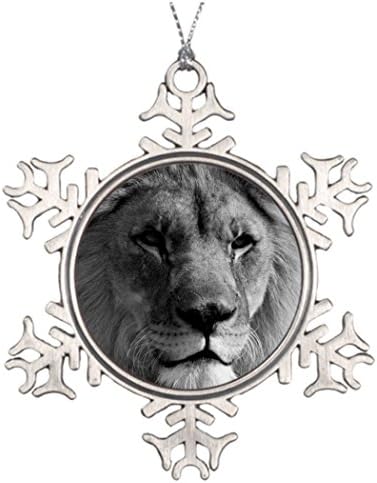 Tree Decorating Motivation Inspiration Success Leader Cool Snowflake Ornaments Forest Jungle King Roar