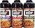 Weber All Natural Seasoning Blend 3 Flavor Variety Bundle: (1) Weber N'Orleans Cajun Seasoning Blend, (1) Weber Roasted Garlic & Herb Seasoning Blend, and (1) Weber Kick'N Chicken Seasoning Blend, 5.0 - 5.5 Oz. Ea.